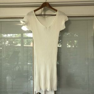 White Knit Dress